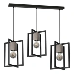 Lampa wisząca - RALPH czarny 3xE27 - MLP3712