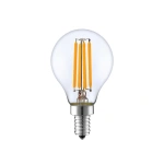 Żarówka dekoracyjna  LED E14 G45 4W biała ciepła 2700K - Filament - EKZF022