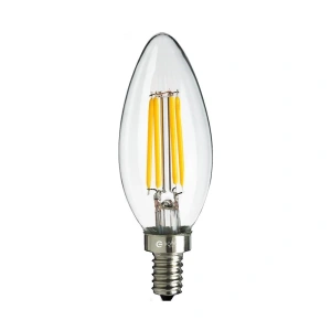 Żarówka dekoracyjna  LED E14 4W biała ciepła 2700K - Filament - EKZF990