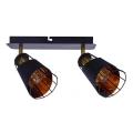 Lampa sufitowa - RICK czarny - 2xE14 - ML5566