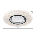 Plafon LED CCT - TOKYO 48W 500mm - wymiary