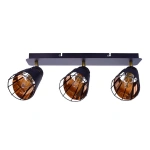 Lampa sufitowa - RICK czarny - 3xE14 - ML5567