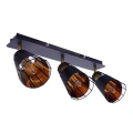 Lampa sufitowa - RICK czarny - 3xE14 - ML5567