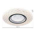 Plafon LED CCT - TOKYO 24W 400mm - ML6395 - wymiary