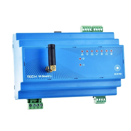 Centrala sterująca Sinum Pro - WiFi / Ethernet / 868 MHz / Tech RS (RS485) - 230V AC - TH-35 - EH-02 Pro