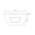Plafon LED CCT - SPARKY 65W - ML8234 - wymiary