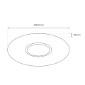 Plafon LED CCT - SPARKY 50W z pilotem - ML8233 - wymiary