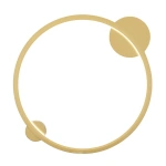 Lampa ścienna - SATURNO złoty - 25W LED - ML8859