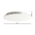 Plafon LED CCT - SIENA 80W 750mm Biały - ML3703 - wymiary