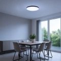 Plafon LED CCT - SIENA 80W 750mm Czarny  - ML1834- realizacja