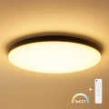 Plafon LED CCT - SIENA 80W 750mm Czarny z pilotem  - ML1834 - świecenie