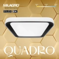 Plafon LED CCT - QUADRO BLACK 66W z pilotem - ML7932 - opakowanie