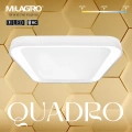 Plafon LED CCT - QUADRO WHITE 66W z pilotem - ML7931 - opakowanie