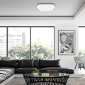 Plafon LED CCT - QUADRO WHITE 66W z pilotem - ML7931 - realizacja
