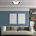 Plafon LED CCT - QUADRO BLACK 38W z pilotem - ML7929 - realizacja