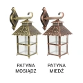 Lampa elewacyjna 1x E27 - CADIZ K 3012/1/Z - wzory patyn