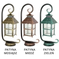 Lampa ogrodowa stojąca 1x E27 53cm - CADIZ K 4011/1/Z - wzory patyn