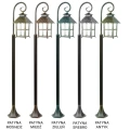 Lampa ogrodowa stojąca 1x E27 146cm - CADIZ K 5002/1/Z  - wzory patyn