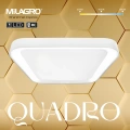 Plafon LED CCT - QUADRO WHITE 38W z pilotem - ML7928 - opakowanie