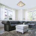 Plafon LED CCT - YAX 24W Biały z pilotem - ML4402 - realizacja