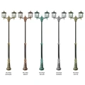 Lampa ogrodowa - parkowa stojąca regulowana 2x E27 - WENECJA OGMW 2 KW - wzory patyn