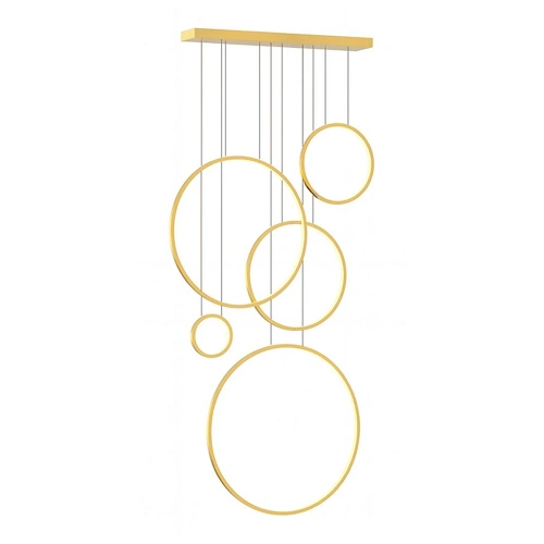 Lampa wisząca - SATURNO złoty - 100W LED - ML2325