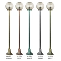 Lampa ogrodowa stojąca 1x E27 180cm - KULE K 5002/1/K 300 - FUME - wzory patyn