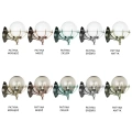 Lampa elewacyjna 1x E27 - KULE Z KOSZYKIEM 200 K 3012/1/KPO - wzory patyn