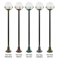 Lampa ogrodowa stojąca 1x E27 152cm - KULE Z KOSZYKIEM 200 K 5002/1/KPO - wzory patyn