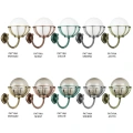 Lampa elewacyjna 1x E27 - KULE Z KOSZYKIEM 250 K 3012/1/KPO 250 - wzory patyn