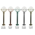 Lampa ogrodowa stojąca 1x E27 90cm - KULE Z KOSZYKIEM 250 K 5002/2/KPO 250 - wzory patyn