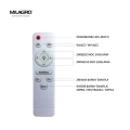 Plafon LED CCT - NOTE PINK 40W 480mm - ML6184 - instrukcja obsługi pilota