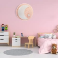 Plafon LED CCT - NOTE PINK 40W 480mm  - ML6184 - realizacja -