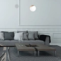 Lampa wisząca - SFERA biały - 1xE14 - MLP5424 - realizacja