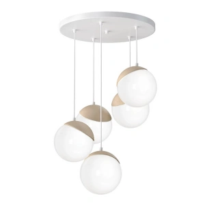 Lampa wisząca - SFERA biały - 5xE14 - MLP5426