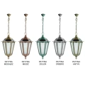 Lampa ogrodowa wisząca 1x E27 - RETRO MAXI K 1018/1/BD - wzory patyn