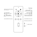 Plafon LED CCT RGB - NAOMI SMART 24W 380mm - ML6406 - instrukcja obsługi pilota