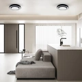 Plafon LED CCT RGB - NAOMI SMART 24W 380mm z pilotem - ML6406 - realizacja