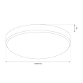 Plafon LED - MAYA GOLD 15W 4000K 330mm IP44 - ML7790 - wymiary