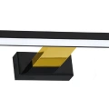 Lampa ścienna - SHINE - czarny/złoty - 13,8W LED 60cm - ML7885