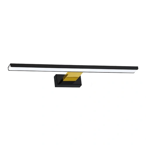 Lampa ścienna - SHINE - czarny/złoty - 13,8W LED 60cm - ML7885
