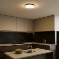 Plafon LED - MAYA BLACK 13W 4000K IP44 330mm - PIR - ML7970 - realizacja