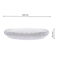 Plafon LED CCT - LAYLA 33W 400mm Biały - ML4221 - wymiary