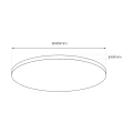Plafon LED CCT - LAYLA GOLD 33W 400mm - ML8130 - wymiary
