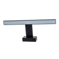 Lampa ścienna - SHINE - czarny z ramką - 7W LED 30cm - ML4378