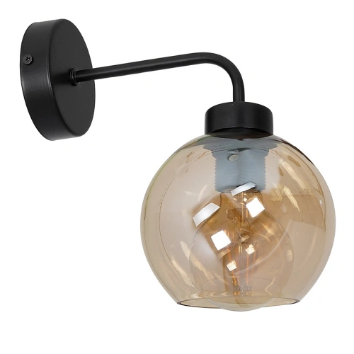 Lampa ścienna - SOFIA AMBER  - 1xE27 - MLP6572