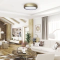 Plafon LED CCT - GEA GOLD 36W 390mm z pilotem - ML8132 -realizacja