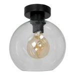 Lampa sufitowa - SOFIA CLEAR - czarny - 1xE27 - MLP6573