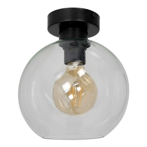Lampa sufitowa - SOFIA CLEAR - czarny - 1xE27 - MLP6573