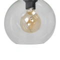 Lampa sufitowa - SOFIA CLEAR - czarny - 1xE27 - MLP6573